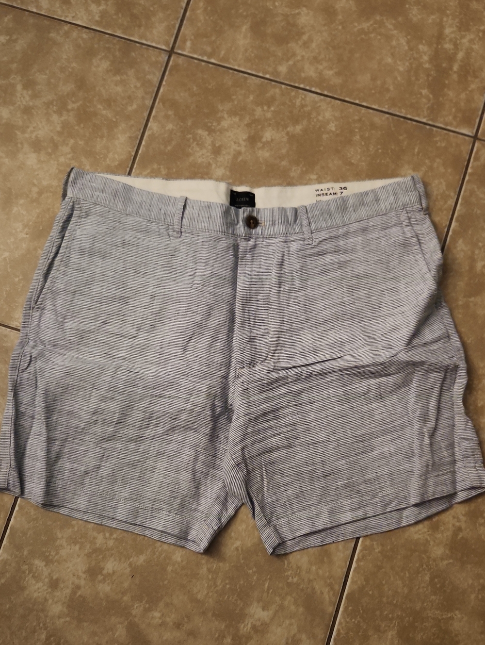J. Crew Light Blue Flat Front Shorts